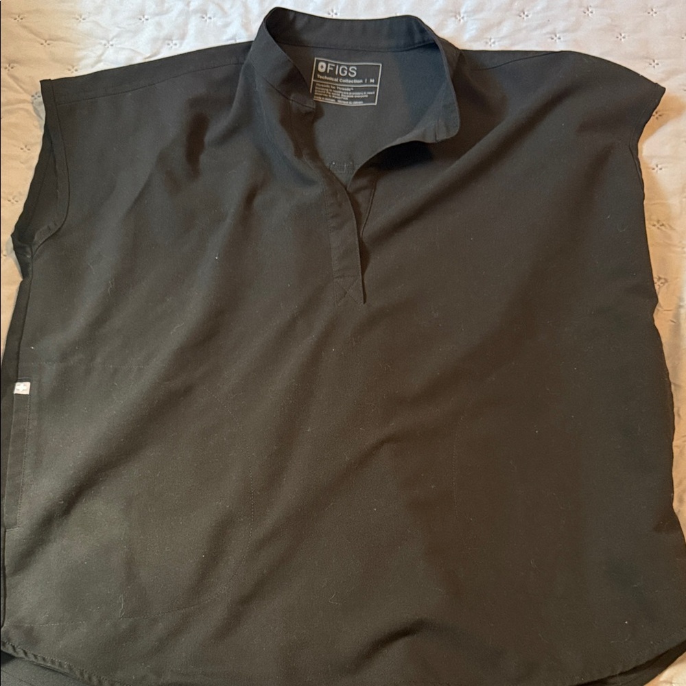 Figs black Scrub Top